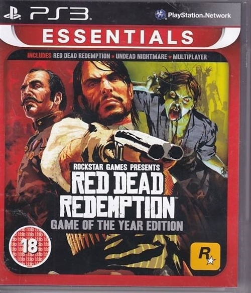 Red Dead Redemption Game of the Year Edition - Essentials - PS3 - (B Grade) (Used) (eng)